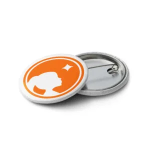 Set of pin buttons