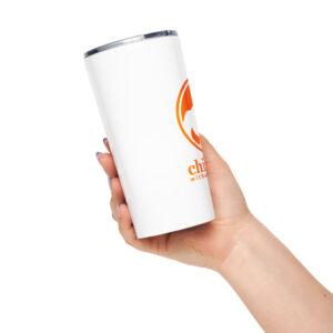 Tapered stainless steel tumbler
