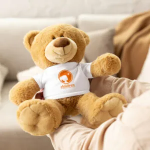 Teddy bear with a t-shirt