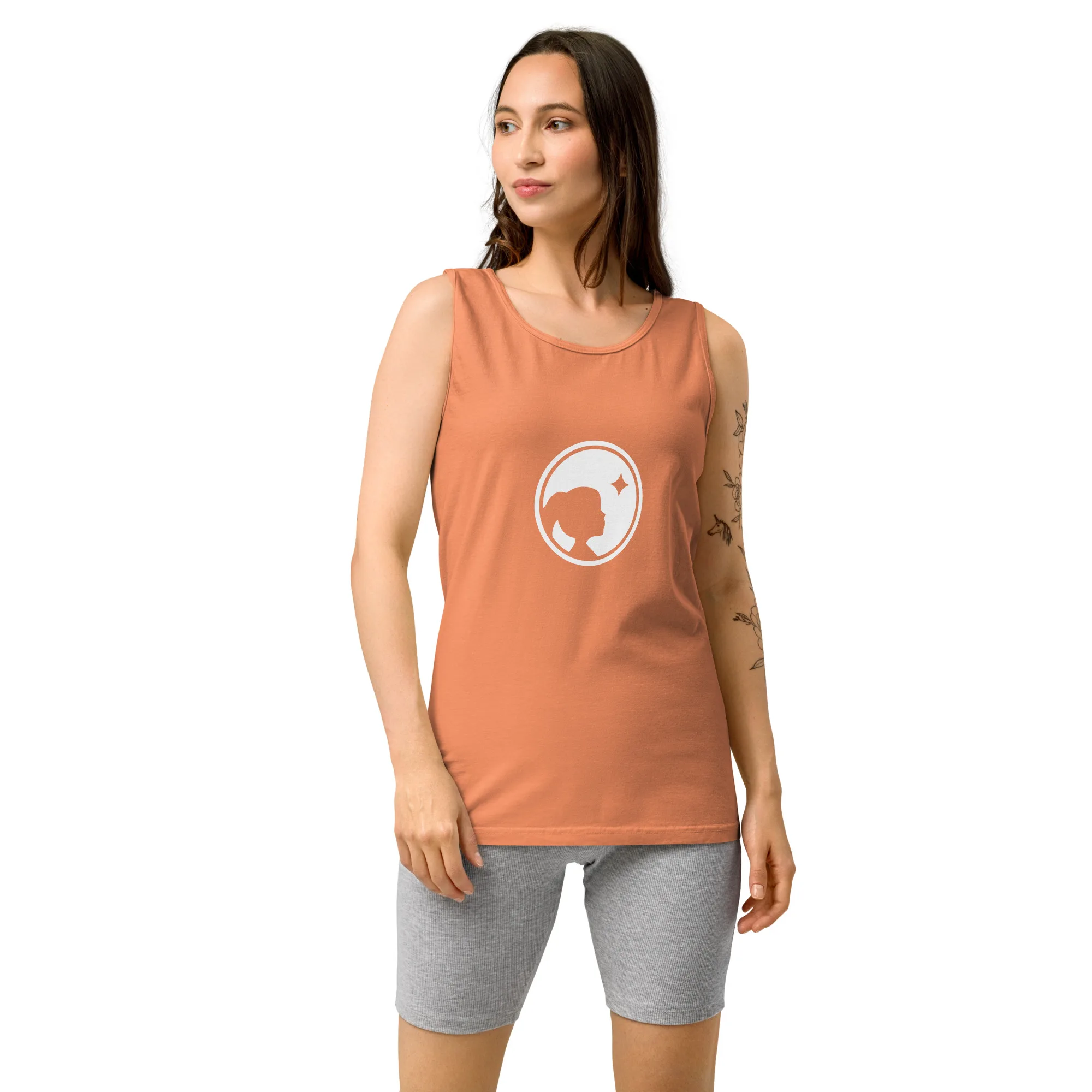 Unisex garment-dyed tank top